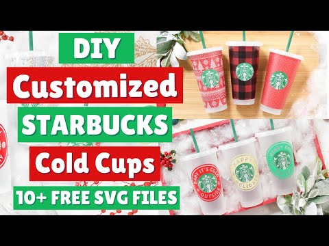 Download Diy Personalized Starbucks Cups Svg File Sweet Red Poppy PSD Mockup Templates