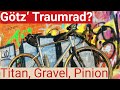 Piniongravelbike aus titan pendeln mit dem pilot scram und nie mehr putzen