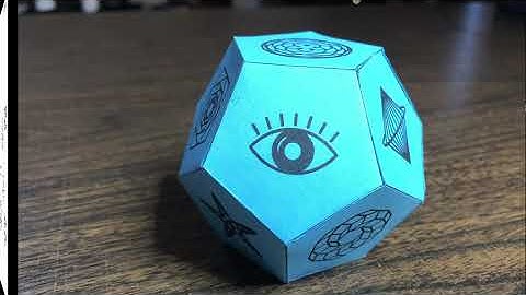 How To Paper Craft a Dodecahedron - Tutorial