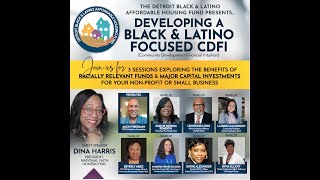 Developing A Black & Latino Focused CDFI