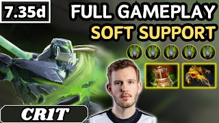7.35d - Cr1t EARTH SPIRIT Soft Support Gameplay - Dota 2 Full Match Gameplay