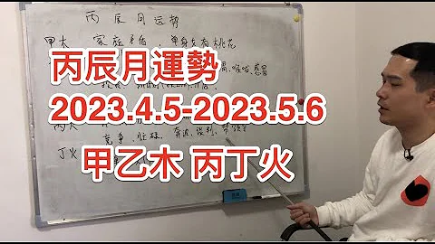 每月运势｜癸卯年 丙辰月运势 2023.4.5-2023.5.6 甲乙木 丙丁火 - 天天要闻