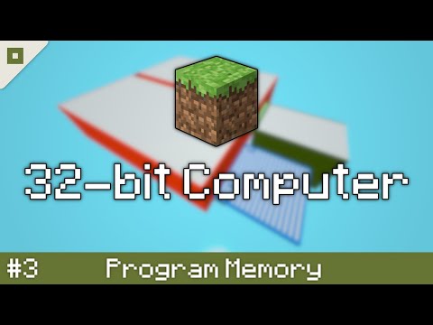 Creating a 32-bit computer in Minecraft! - Ep.3: Program Memory