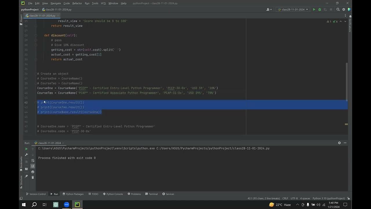 Python - OOP Class Variable - YouTube