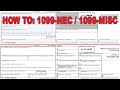 How To File 1099 NEC and 1099 MISC explain very very very In-Depth Tutorial