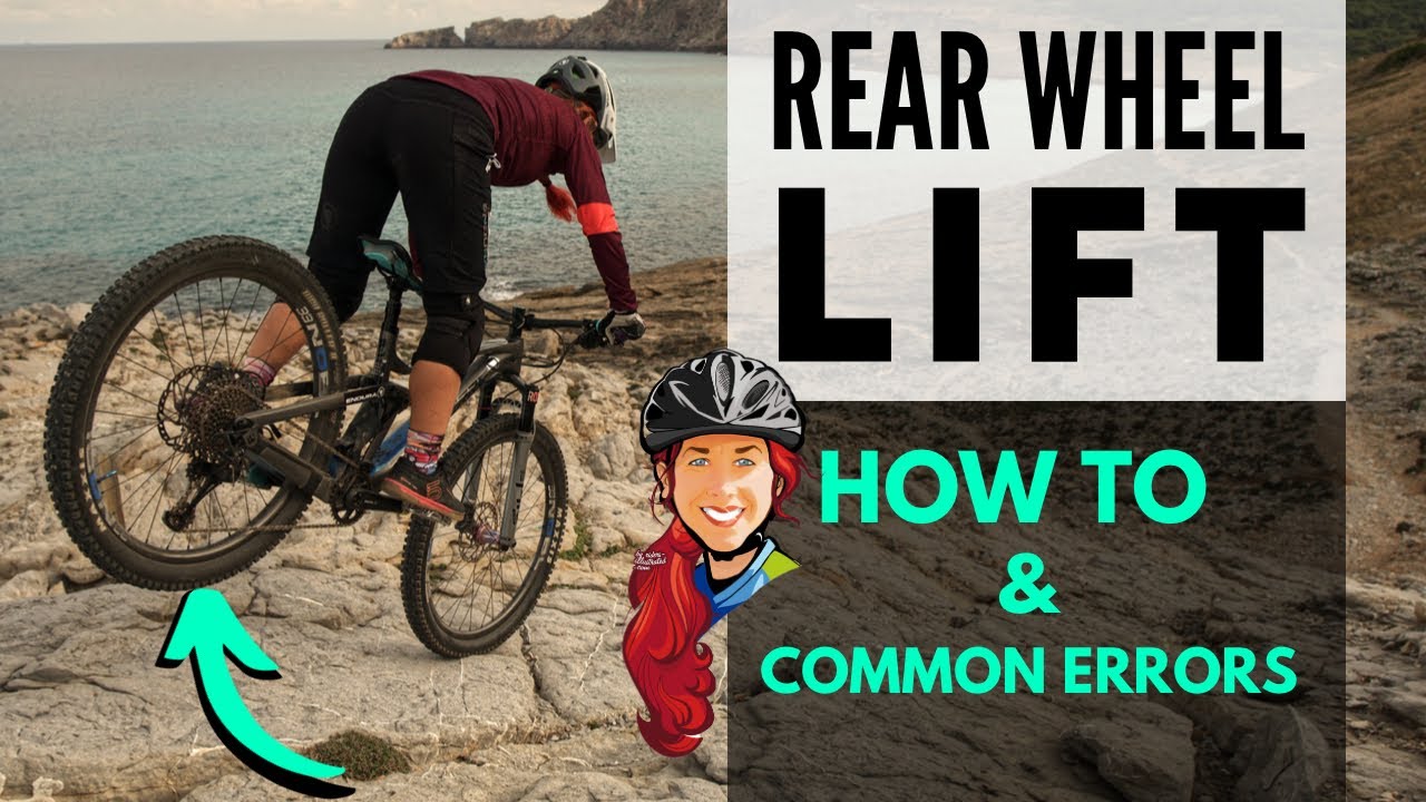 Учебное пособие по подъёму заднего колеса для горного и электрического горного велосипеда и устра...