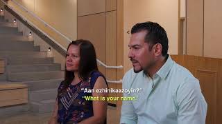 Learning Ojibwe Language Video Lesson #1