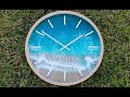 #57. Frothy Resin Waves on a Clock - Includes How To Disassemble and Reassemble Clock