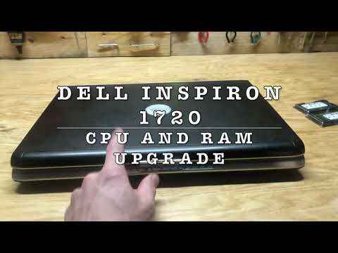 Update Dell Inspiron 1720 Ram and CPU Upgrade!