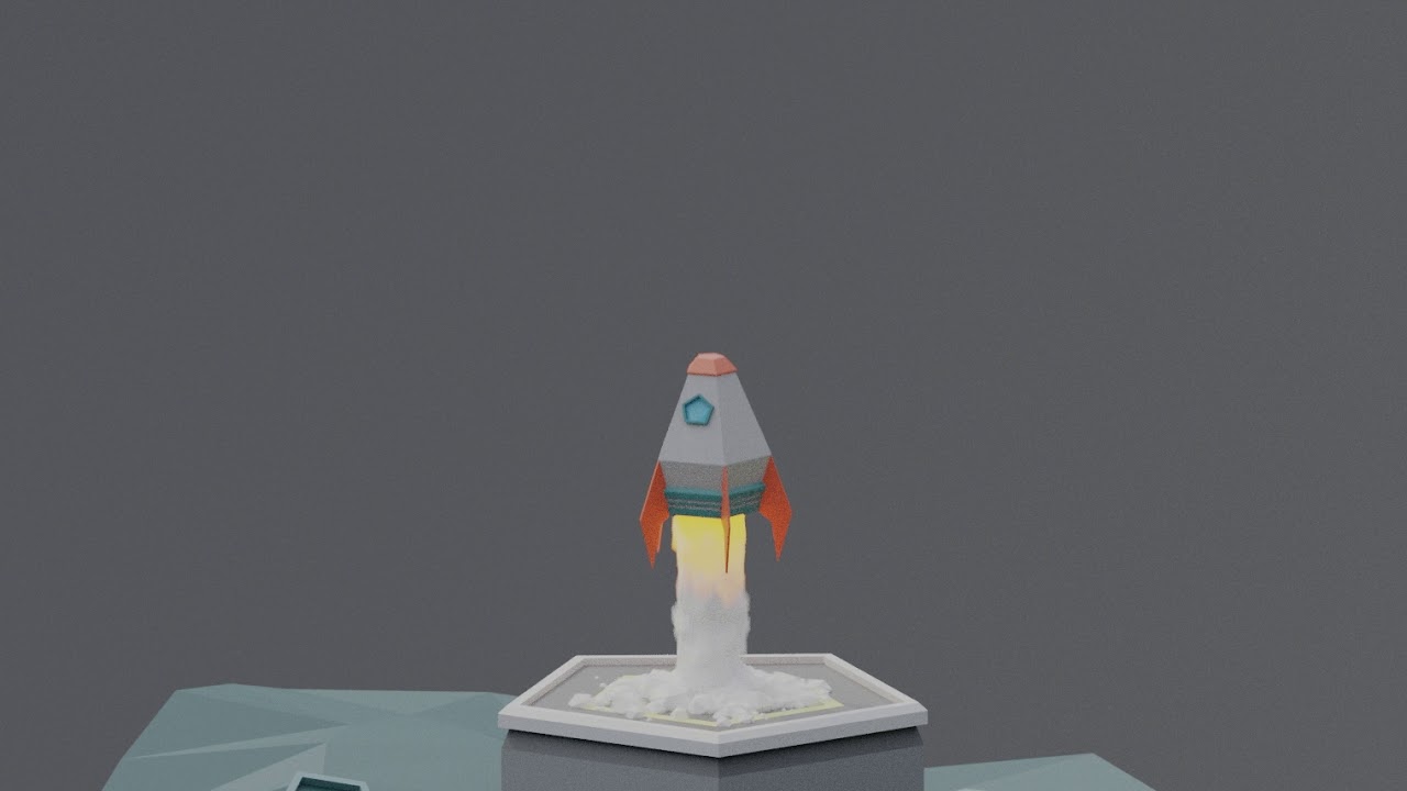 Build and Animate a Low Poly Rocket in Blender for Beginners - CG Cookie