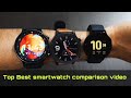 Samsung Galaxy Active 2 Vs Amazefit GTR Vs Realme Watch S | Detailed Real Life comparison