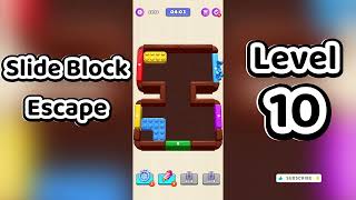 Slide Block Escape Level 10 Walkthrough 🧩 | Go Answer