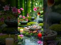 Ultimate Stress Relief 🎋 Bamboo Fountain Sounds #Zen
