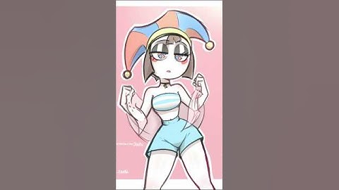 POMNI IS ON THE BEACH WITH JAX (comic dub) THE AMAZING DIGITAL CIRCUS.