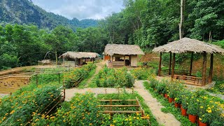 Download Lagu Build a city in the forest: Erect bamboo roofs, build a new kitchen, life in the forest DK MP3