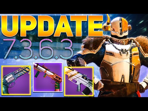 Special Ammo Changes, Lunas Howl & Blast Furnace GOD ROLLS (Update 7.3.6.3) 