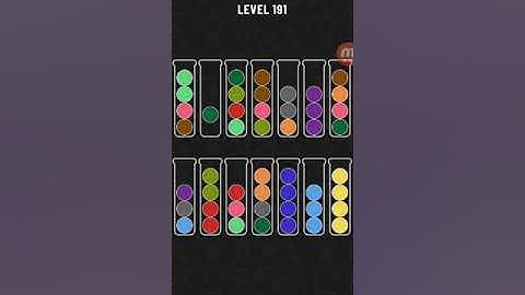 Ball Sort Puzzle Level 191 Walkthrough