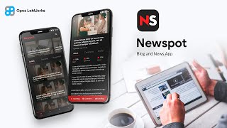 Blog & News Android App + Blog & News iOS App Template | HTML + Css IONIC 3 | NewSpot screenshot 4