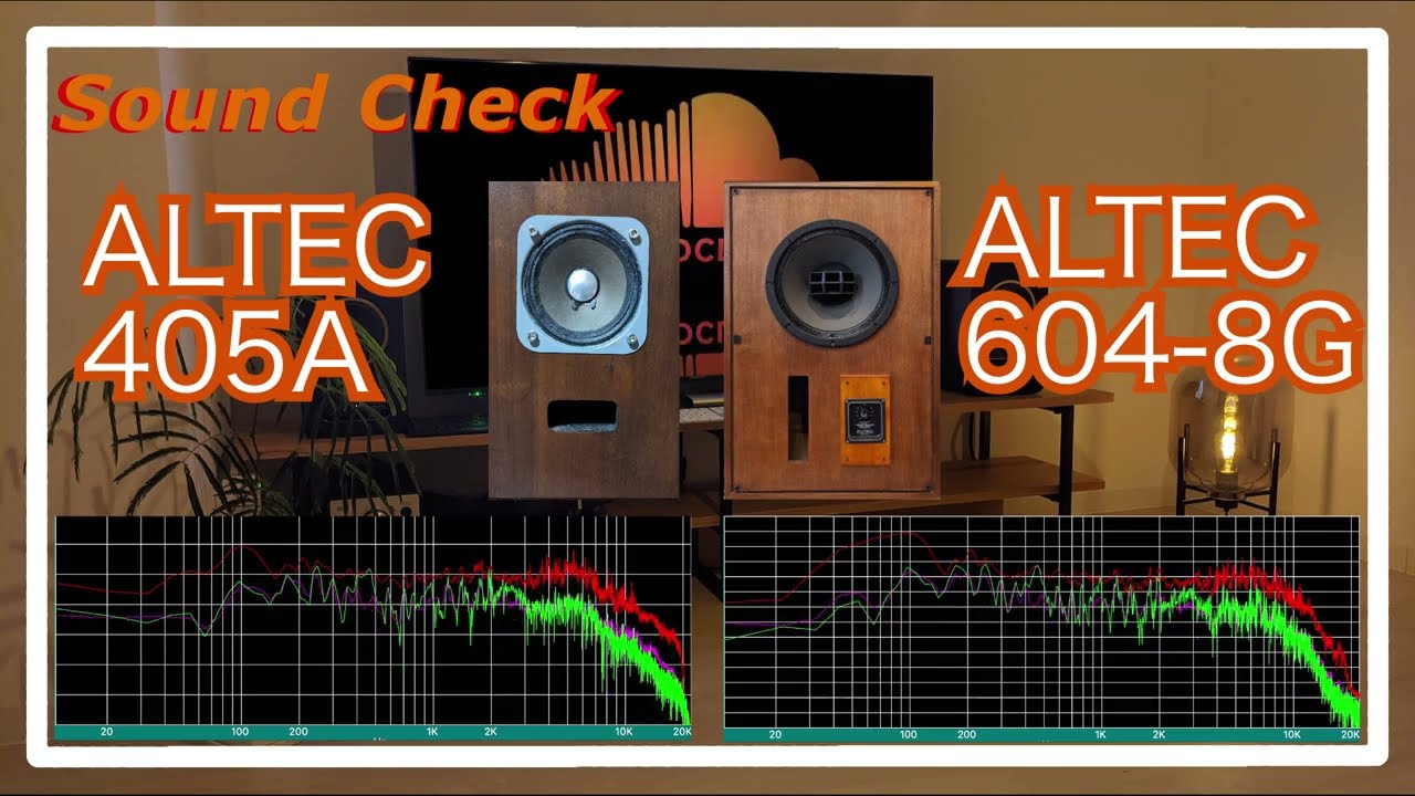 ALTEC 405A vs ALTEC 604-8G [speaker Sound Comparison スピーカー音