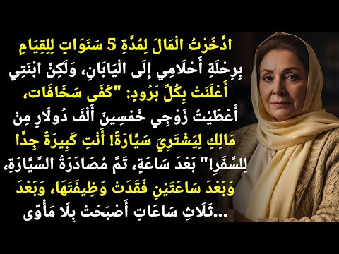 اد خ ر ت ل م د ة خ م س س ن و ات م ن أ ج ل ر ح ل ة أ ح ل ام ي و ل ك ن اب ن ت ي أ ع ط ت أ