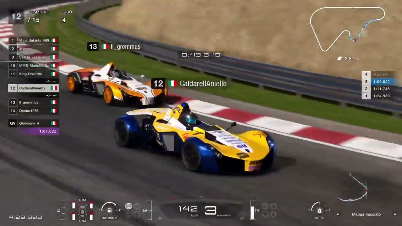 Campionato menegotto bac gara 01