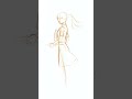 Daily Sketching: Day 105 #shorts #suzumenotojimari
