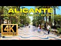 Caminando por Alicante Centro - Explanada de España (Alacant, Valencia, España) [4K UHD Ultra HD]