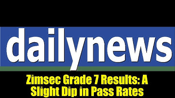 Zimsec Grade 7 Results: A Slight Dip in Pass Rates