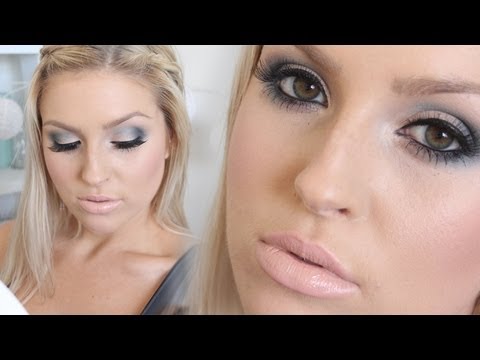 Sexy Blue Smokey Eye Chit Chat Getting Ready Youtube