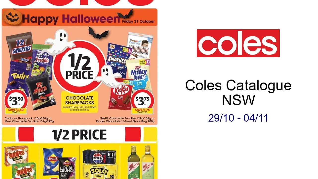 Coles Catalogue NSW 29/10 - 04/11