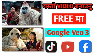 how to create vlog with google veo 3 in free || Viral monkey ai vlogs || Yeti Nepali Vlog