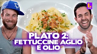El Gran Chef Famosos PROGRAMA 7 de febrero | Plato dos: Fettuccine aglio e olio | LATINA EN VIVO