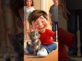 Секрет мальчика от родителей #ИИ #videos #shorts #funny #животные #животных #кошки