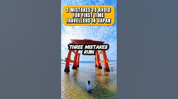 ❌3 Mistakes First-Time Japan Travelers Make (So You Can Avoid Them)🇯🇵 #japantravel #traveltips