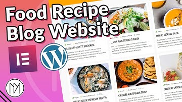 How to make Dynamic Food Recipe Blog Wordpress Website ( Elementor & ACF )