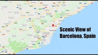 Scenic view of barcelona spain ||awesome views city||
