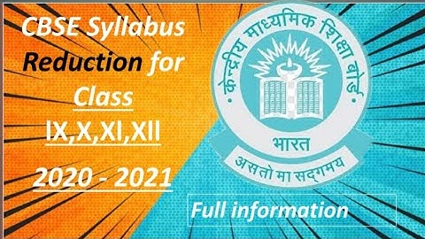 Part 2 Latest CBSE Syllabus Reduction| For Class 9 and 10| detailed analysis | For session 2020 - 21