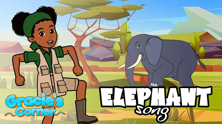 Elephant Song | An Original Song by Gracie’s Corner | Nursery Rhymes + Kids Songs
