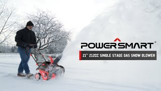 POWERSMART DB7006B Single Stage Gas Snow Blower