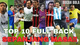 Daftar 10 Full back terbaik sepanjang masa