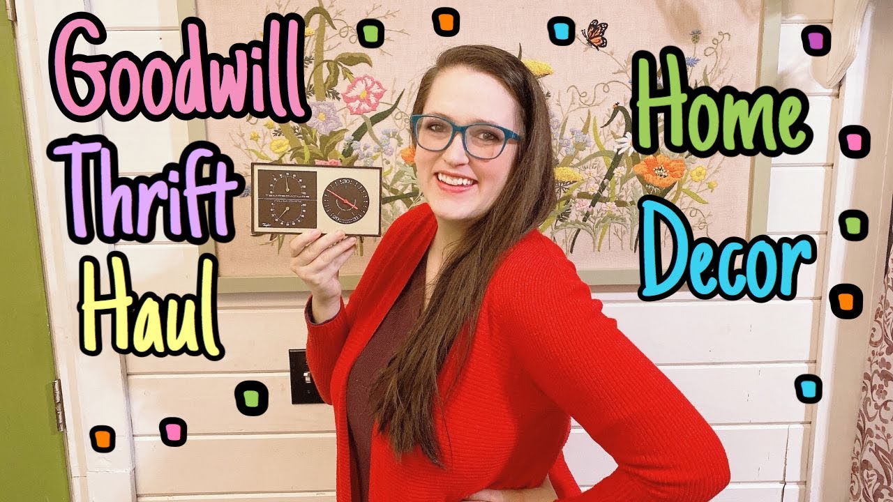 Goodwill Thrift Haul Home Decor  Personal Thrifted Finds and Some Things To Resell - YouTube