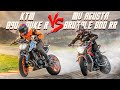 MOTO DRIFT BATTLE - KTM 890 DUKE R vs. MV AGUSTA BRUTALE 800 RR | RokON VLOG #122