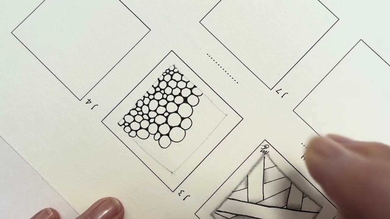 100 DP 2026 - J 3 - Les essentiels - Semaine 1 - Zentangle pour débutant 
