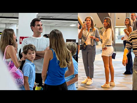 Roger Federer With His Family Having Fun In Shanghai Shanghai 2025