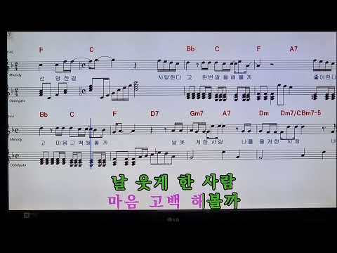 [왜 이렇게 난 니가 보고싶은지 - 유해준] 악보/가사/MR