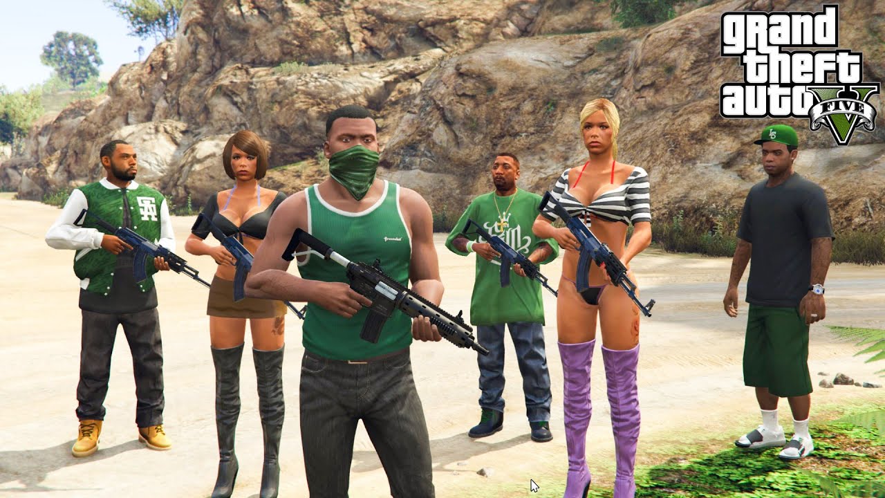 GTA 5: Real Life Gangster Mod - Biggest Gang War! Roleplay #5 (GTA