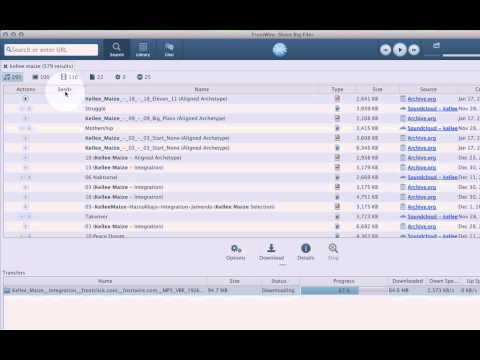 How to search and download files with FrostWire Wynwood (5.6)