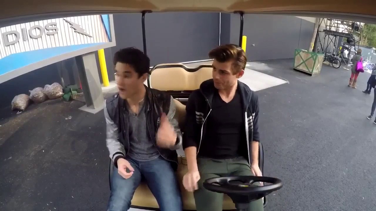 Darren Criss and Garrett Clayton with a behind the scenes look at the set of Hairspray Live
