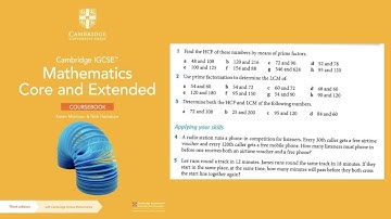 Cambridge IGCSE Mathematics Core and Extended Exercise 1.9