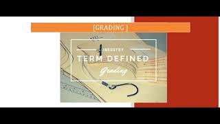 Grading || Types of Grading